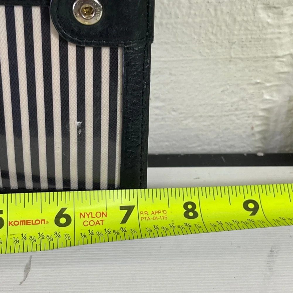 Kate Spade New York Black Pebbled Leather Bifold Continental Slim Wallet